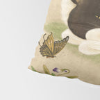 Minhwa: cat & butterfly 2 (Korean traditional/folk art)  Pillow Sham Gallery Image 4