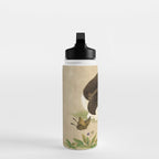 Minhwa: cat & butterfly 2 (Korean traditional/folk art)  Water Bottle Gallery Image 3