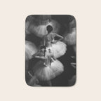 Ballerinas getting ready for the big performance black and white photograph - photographs Bath Mat Gallery Image 1