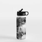 Ballerinas getting ready for the big performance black and white photograph - photographs Water Bottle Gallery Image 1