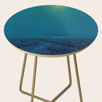 Granville Redmond-Moonlight on the Marsh Oil Painting Side Table Gallery Image 2