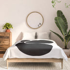 Footprints In Ink White Background Comforter Gallery Image 3