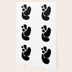 Footprints In Ink White Background Wallpaper Gallery Image 2