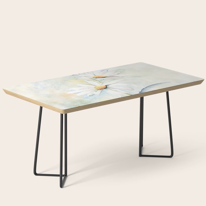 White Daisies Coffee Table Gallery Image 1