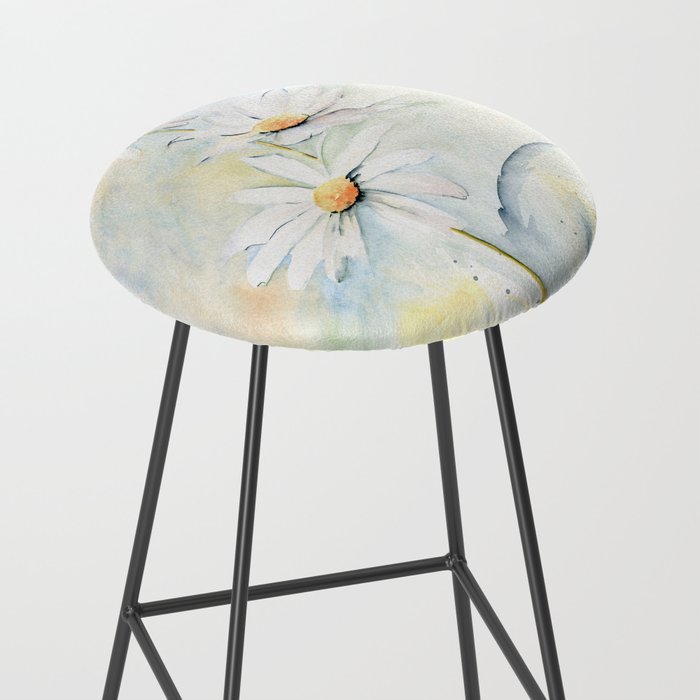 White Daisies Stool Gallery Image 2