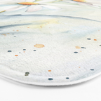 White Daisies Bath Mat Gallery Image 3