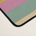 Mixed Stripes Pattern XVIII Retro Rainbow Desk Mat Gallery Image 4