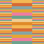 Mixed Stripes Pattern XVIII Retro Rainbow Coffee Mug Gallery Image 2