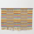 Mixed Stripes Pattern XVIII Retro Rainbow Wall Hanging Gallery Image 1