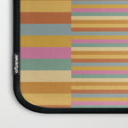 Mixed Stripes Pattern XVIII Retro Rainbow Laptop Sleeve Gallery Image 3