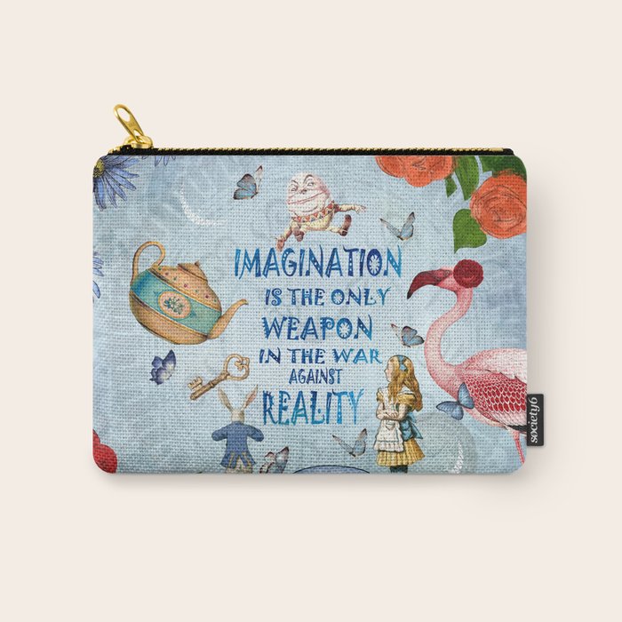 Alice In Wonderland - Imagination Carry All Pouch Gallery Image 1