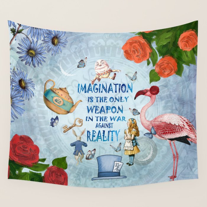 Alice In Wonderland - Imagination Wall Tapestry Gallery Image 4