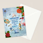 Alice In Wonderland - Imagination Stationery Card Gallery Image 2