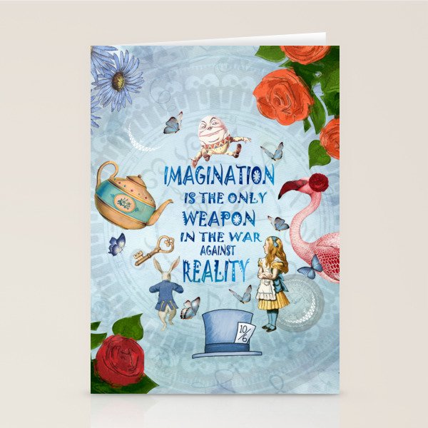 Alice In Wonderland - Imagination Stationery Card Gallery Image 2