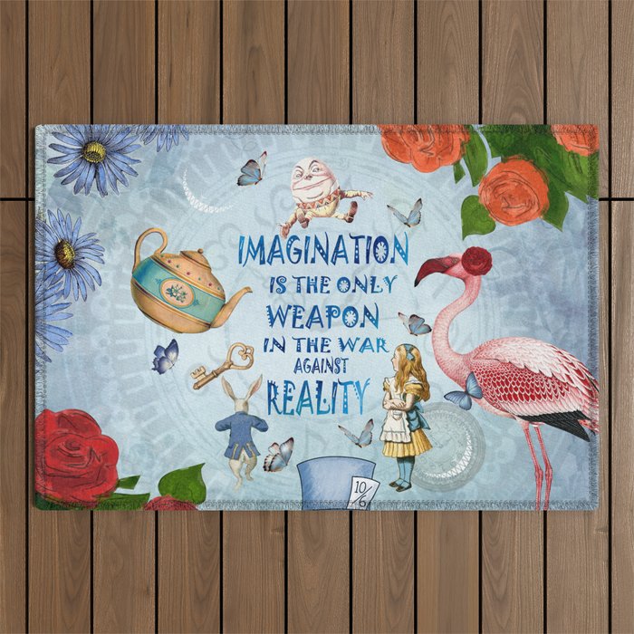 Alice In Wonderland - Imagination Outdoor Rug Gallery Image 1