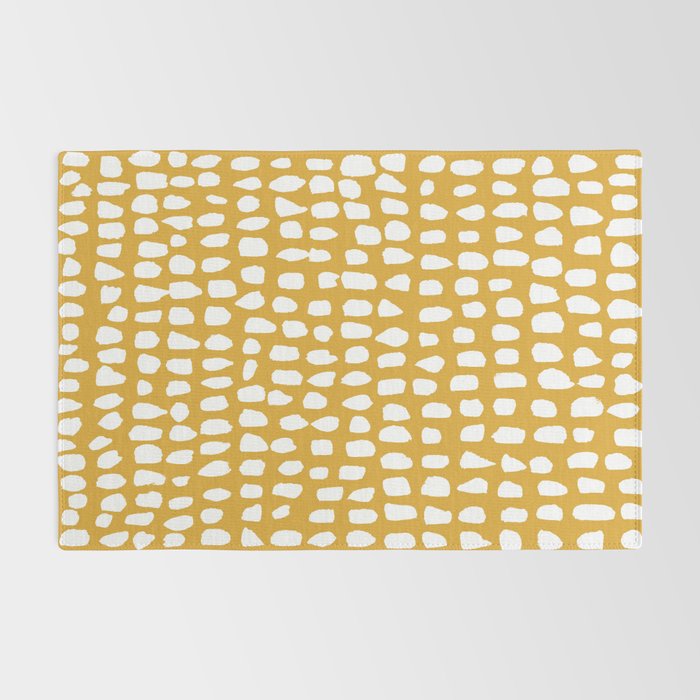 Dots (Mustard Yellow) Rug Gallery Image 2