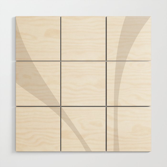 Minimalist Plant Abstract XLIV Wood Wall Art Gallery Image 1