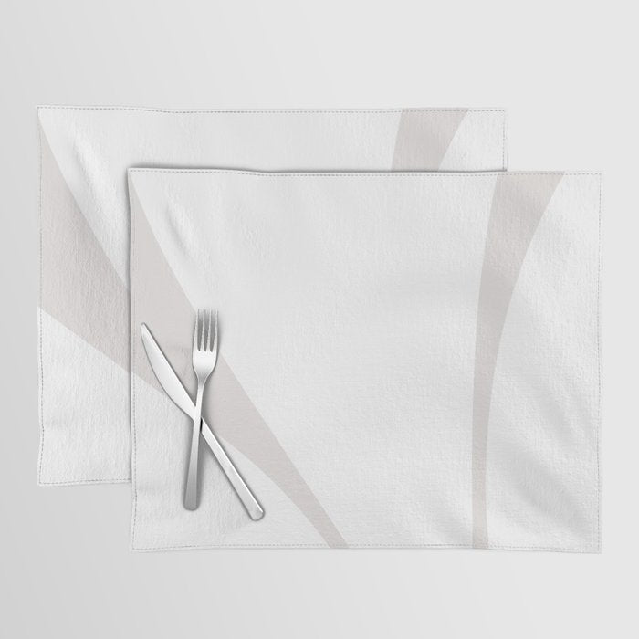 Minimalist Plant Abstract XLIV Placemat Gallery Image 1