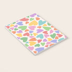 Retro Colorful Hearts Notebook Gallery Image 3