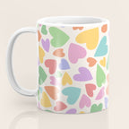 Retro Colorful Hearts Coffee Mug Gallery Image 3