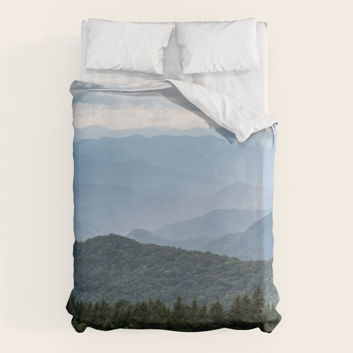 Smoky Mountain National Park -  Summer Adventure Duvet Cover Gallery Image 6
