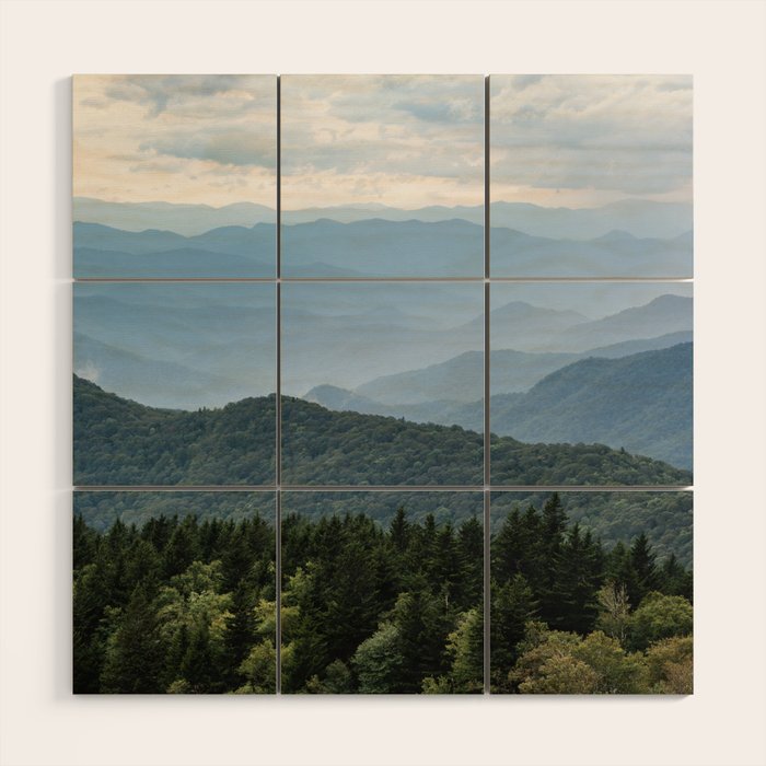Smoky Mountain National Park -  Summer Adventure Wood Wall Art Gallery Image 1