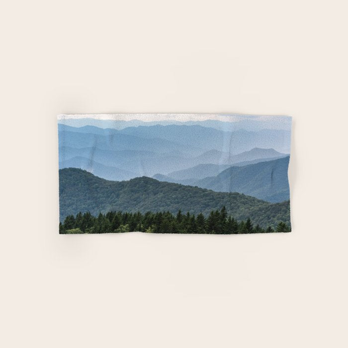 Smoky Mountain National Park -  Summer Adventure Bath Towel Gallery Image 1