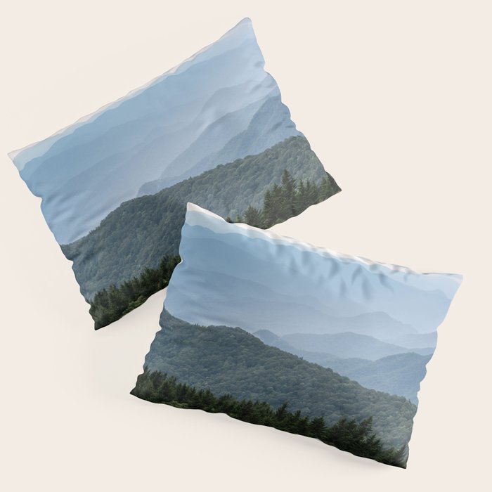 Smoky Mountain National Park -  Summer Adventure Pillow Sham Gallery Image 1