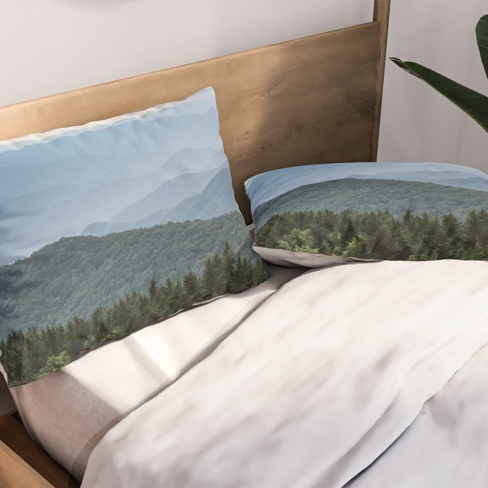 Smoky Mountain National Park -  Summer Adventure Pillow Sham Gallery Image 2