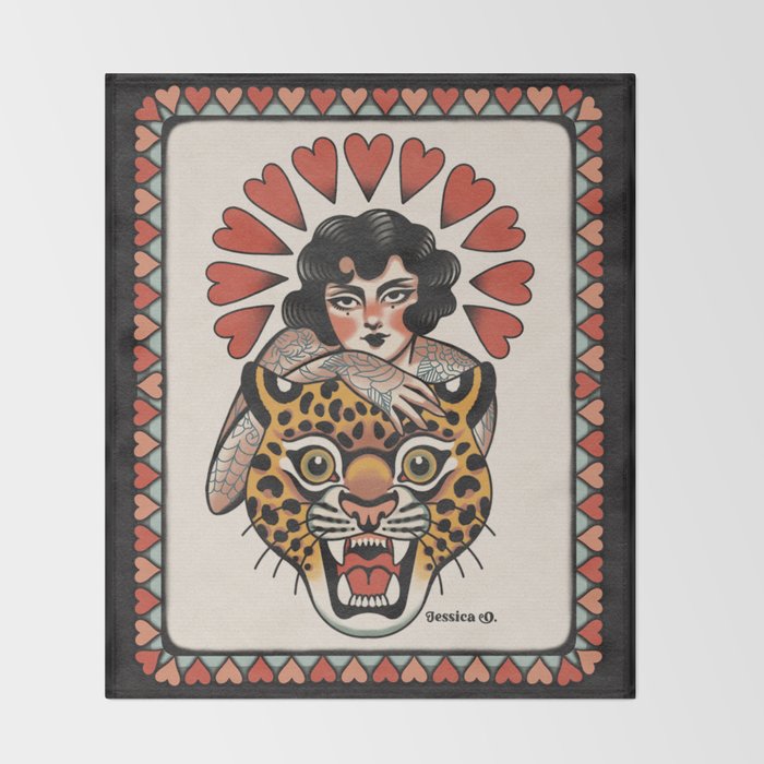 Untamed love  Throw Blanket Gallery Image 2