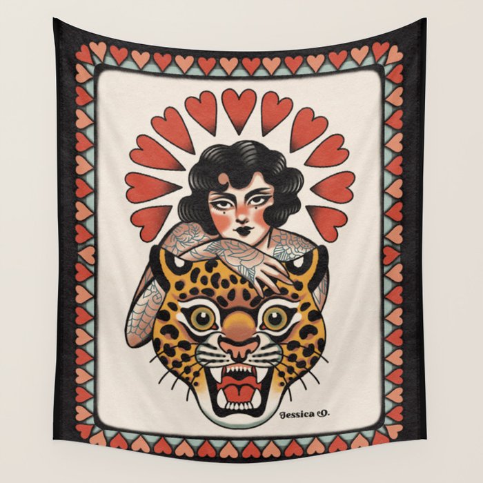 Untamed love  Wall Tapestry Gallery Image 1