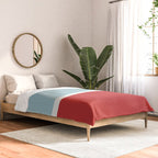 Color Block I Blue Red Comforter Gallery Image 2