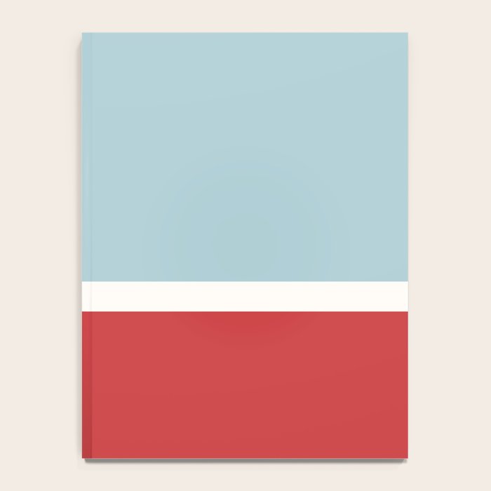 Color Block I Blue Red Notebook Gallery Image 4