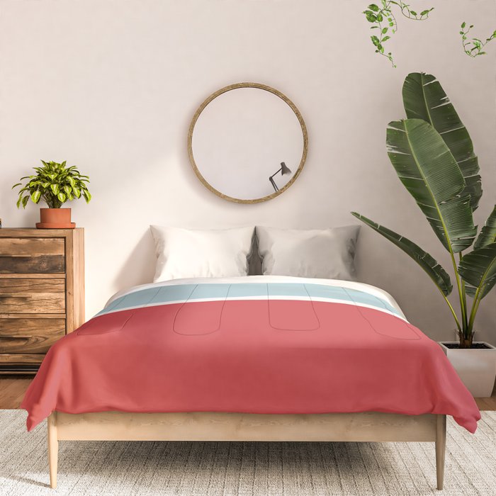 Color Block I Blue Red Comforter Gallery Image 3
