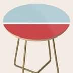 Color Block I Blue Red Side Table Gallery Image 2