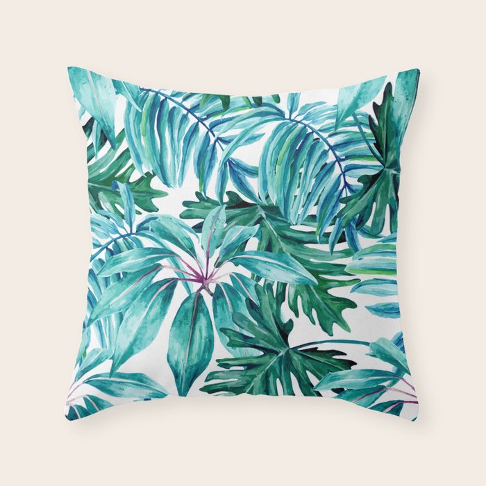 Tropical jungle II Throw Pillow Gallery Image 6