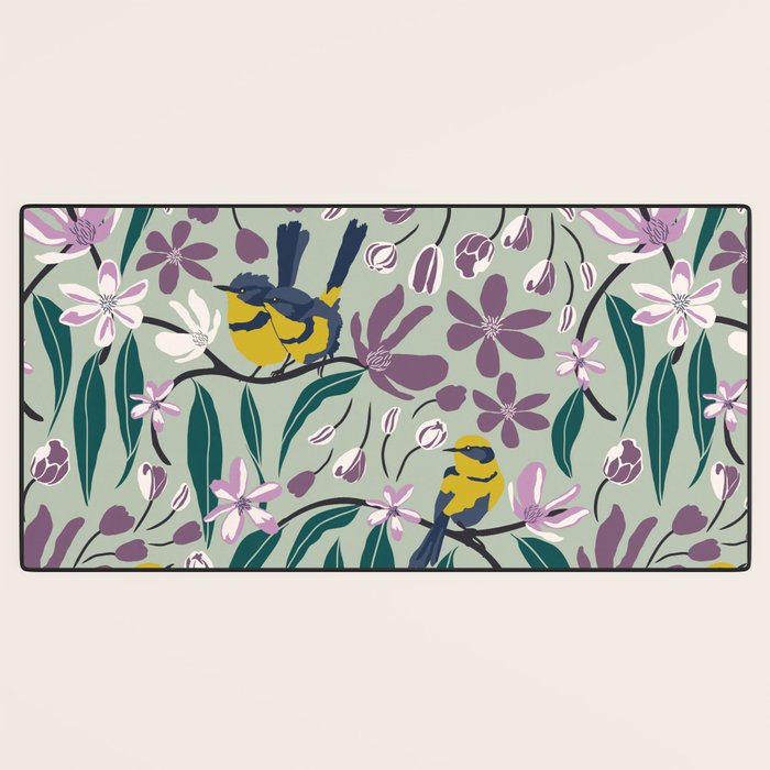 Spring Melody- Wrens Desk Mat Gallery Image 3