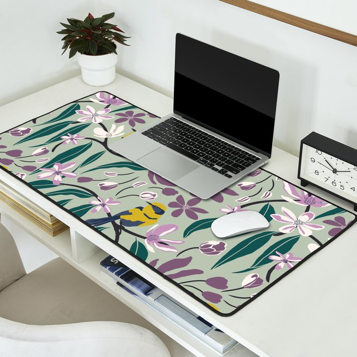 Spring Melody- Wrens Desk Mat Gallery Image 2