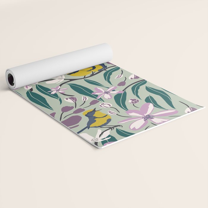 Spring Melody- Wrens Yoga Mat Gallery Image 2