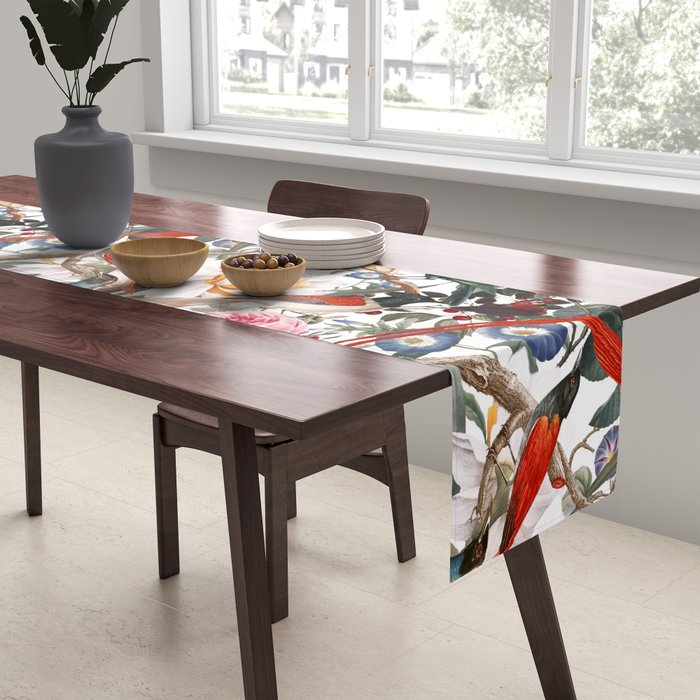 Floral and Birds XXXV Table Runner Gallery Image 2