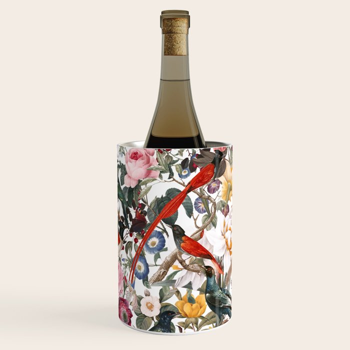 Floral and Birds XXXV Wine Chiller Gallery Image 1