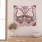 Libra Butterfly Wall Tapestry Gallery Image 2