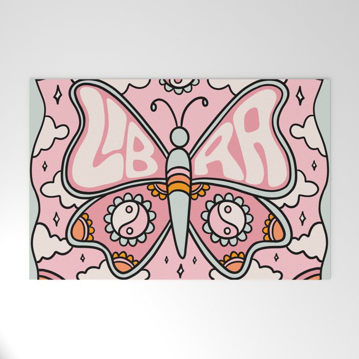 Libra Butterfly Welcome Mat Gallery Image 1