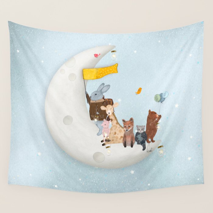 starlight wishes with you Wall Tapestry Gallery Image 4