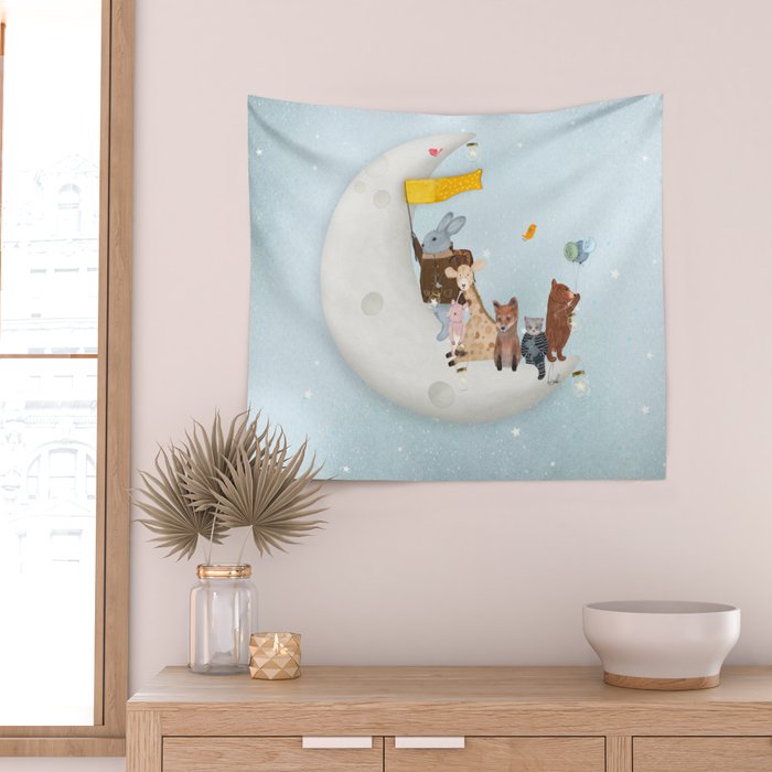 starlight wishes with you Wall Tapestry Gallery Image 2