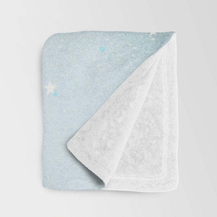 starlight wishes with you Throw Blanket Gallery Image 3