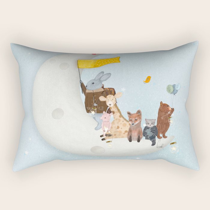 starlight wishes with you Rectangular Pillow Gallery Image 2