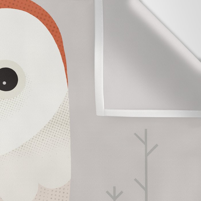 Barn Owl, Bird of United Kingdom Wall Tapestry Gallery Image 3