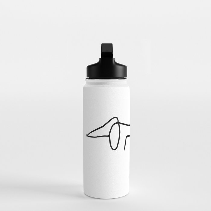 Picasso's sausage dog Water Bottle Gallery Image 3