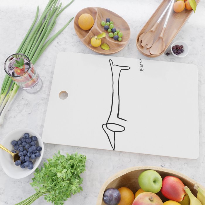 Picasso's sausage dog Cutting Board Gallery Image 2